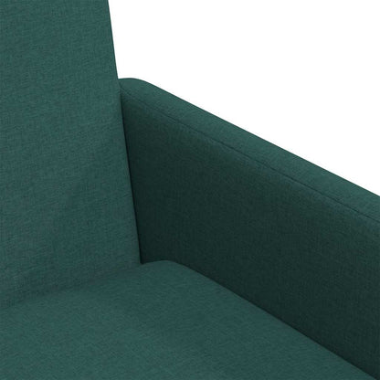 vidaXL Esszimmerstühle 2 pcs Dunkelgrün 57 x 67 x 95 cm Stoff