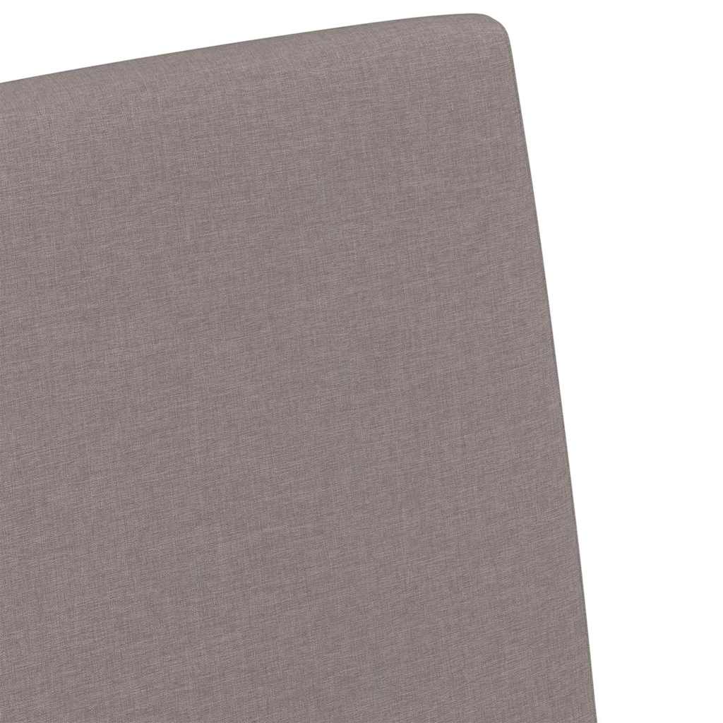 vidaXL Esszimmerstühle 2 pcs Taupe 57 x 67 x 95 cm Stoff