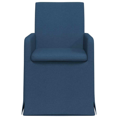 Esszimmerstühle 2 pcs Blau 57 x 67 x 95 cm Stoff