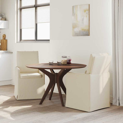 vidaXL Esszimmerstühle 2 pcs Beige 57 x 67 x 98 cm Leinen