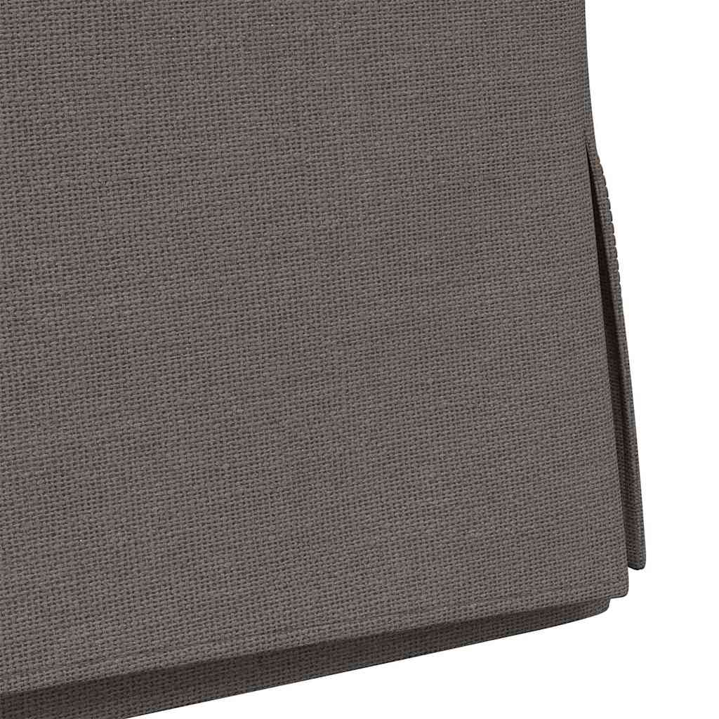 vidaXL Esszimmerstühle 2 pcs Hellgrau 57 x 67 x 98 cm Leinen