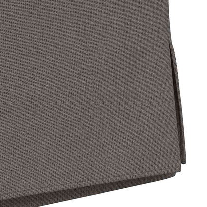 vidaXL Esszimmerstühle 2 pcs Hellgrau 57 x 67 x 98 cm Leinen