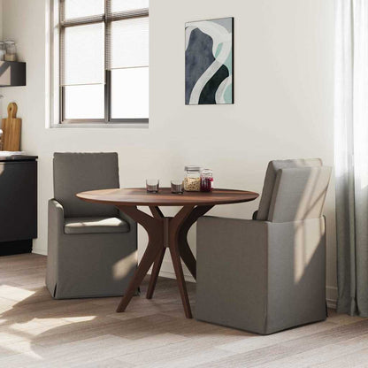 vidaXL Esszimmerstühle 2 pcs Hellgrau 57 x 67 x 98 cm Leinen