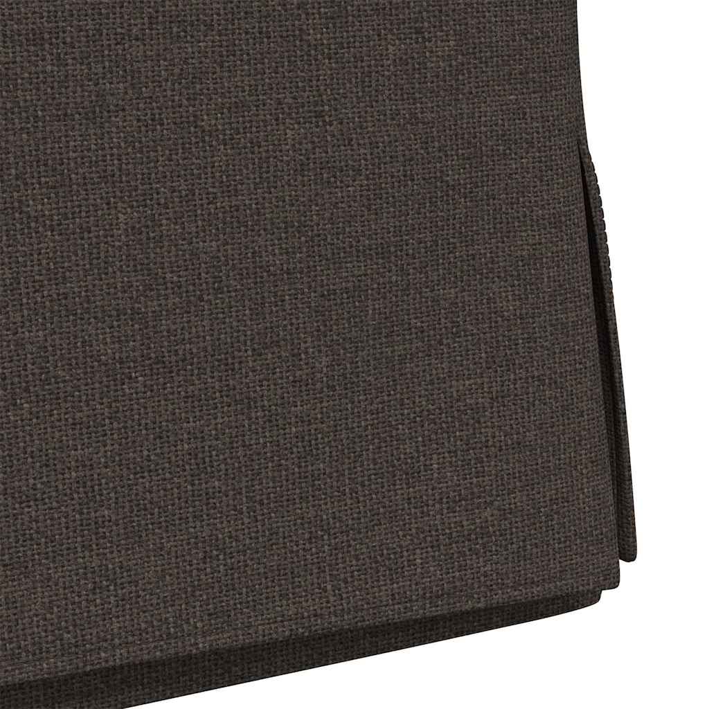 vidaXL Esszimmerstühle 2 pcs Dunkelgrau 57 x 67 x 98 cm Leinen