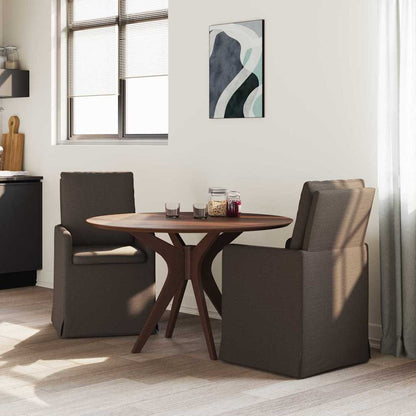 vidaXL Esszimmerstühle 2 pcs Dunkelgrau 57 x 67 x 98 cm Leinen