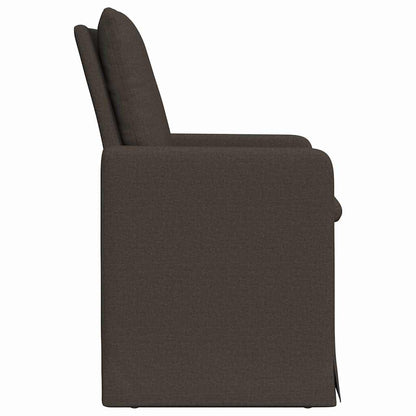 vidaXL Esszimmerstühle 2 pcs Dunkelgrau 57 x 67 x 98 cm Leinen