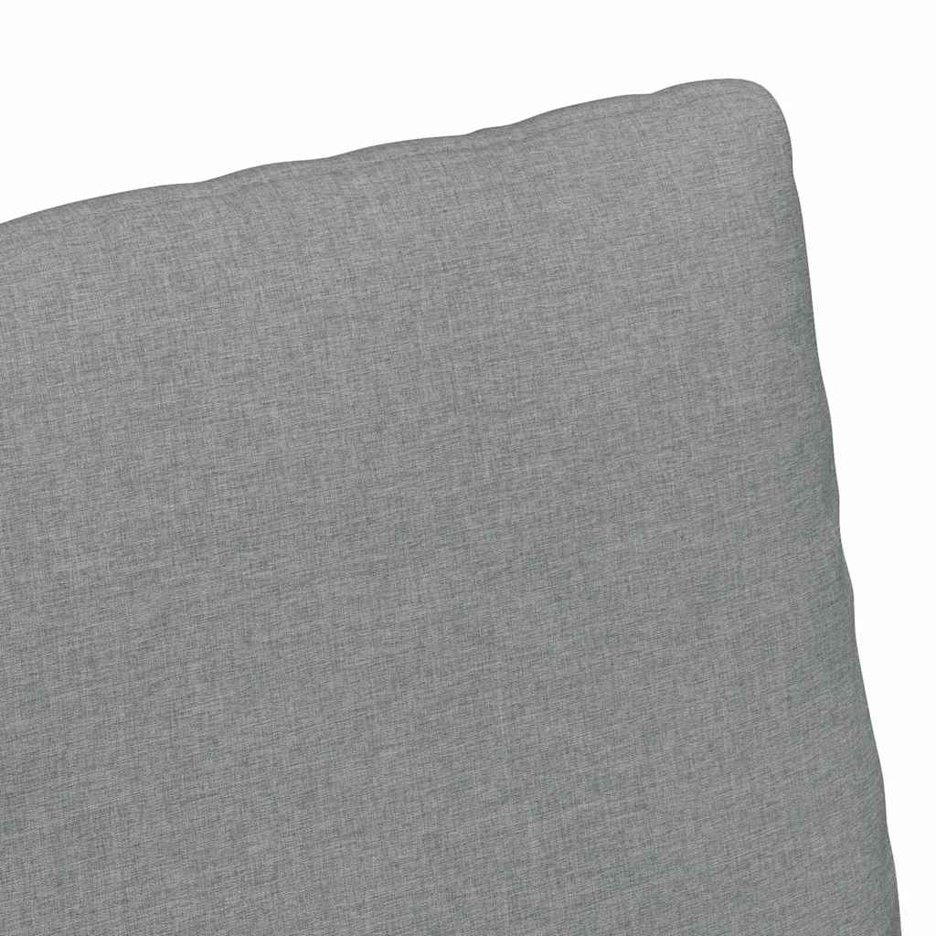 vidaXL Esszimmerstühle 2 pcs Hellgrau 57 x 67 x 98 cm Stoff