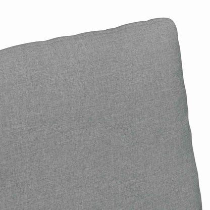 vidaXL Esszimmerstühle 2 pcs Hellgrau 57 x 67 x 98 cm Stoff