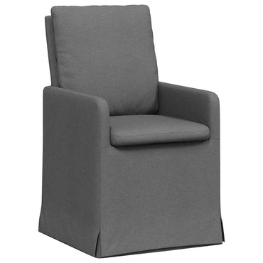 vidaXL Esszimmerstühle 2 pcs Dunkelgrau 57 x 67 x 98 cm Stoff