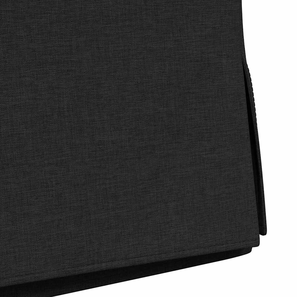 vidaXL Esszimmerstühle 2 pcs Schwarz 57 x 67 x 98 cm Stoff