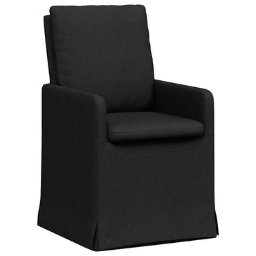 vidaXL Esszimmerstühle 2 pcs Schwarz 57 x 67 x 98 cm Stoff