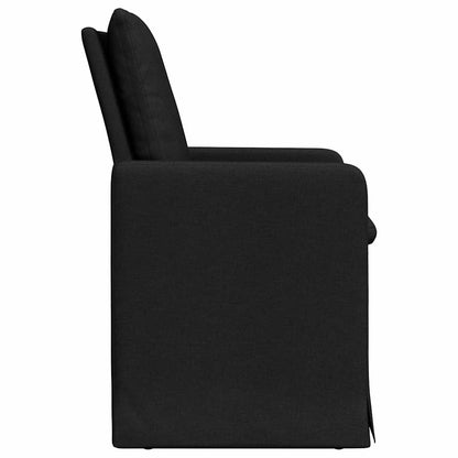 vidaXL Esszimmerstühle 2 pcs Schwarz 57 x 67 x 98 cm Stoff