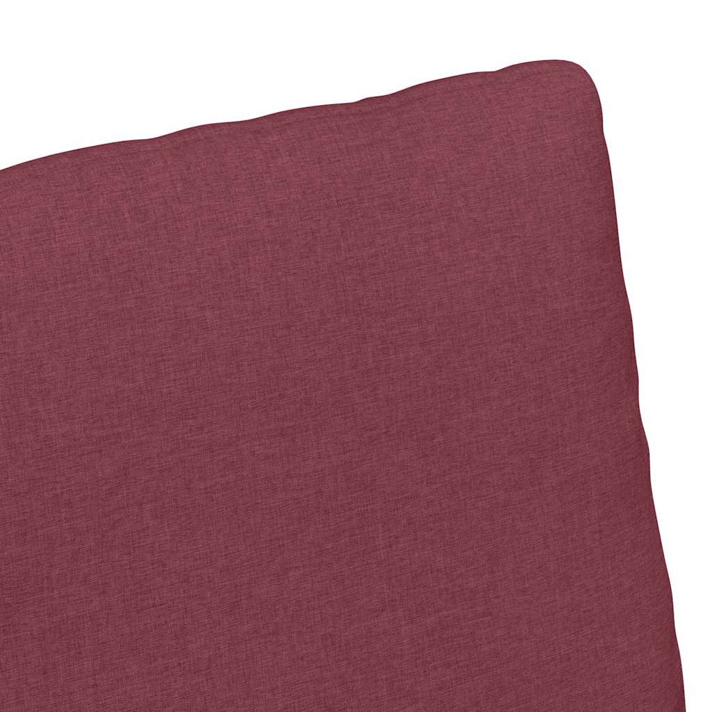vidaXL Esszimmerstühle 2 pcs Weinrot 57 x 67 x 98 cm Stoff