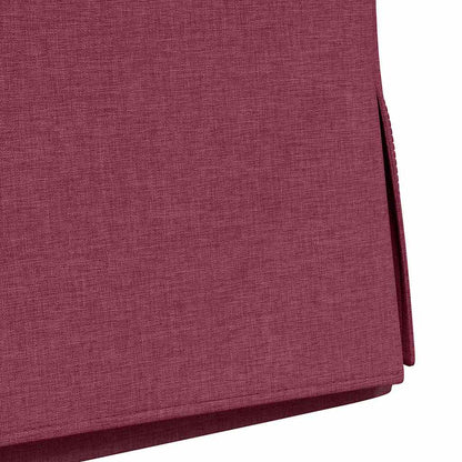 vidaXL Esszimmerstühle 2 pcs Weinrot 57 x 67 x 98 cm Stoff