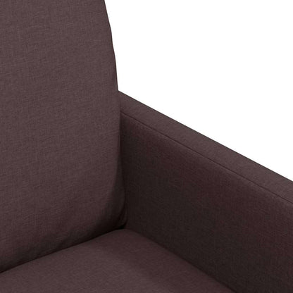 vidaXL Esszimmerstühle 2 pcs Dunkelbraun 57 x 67 x 98 cm Stoff