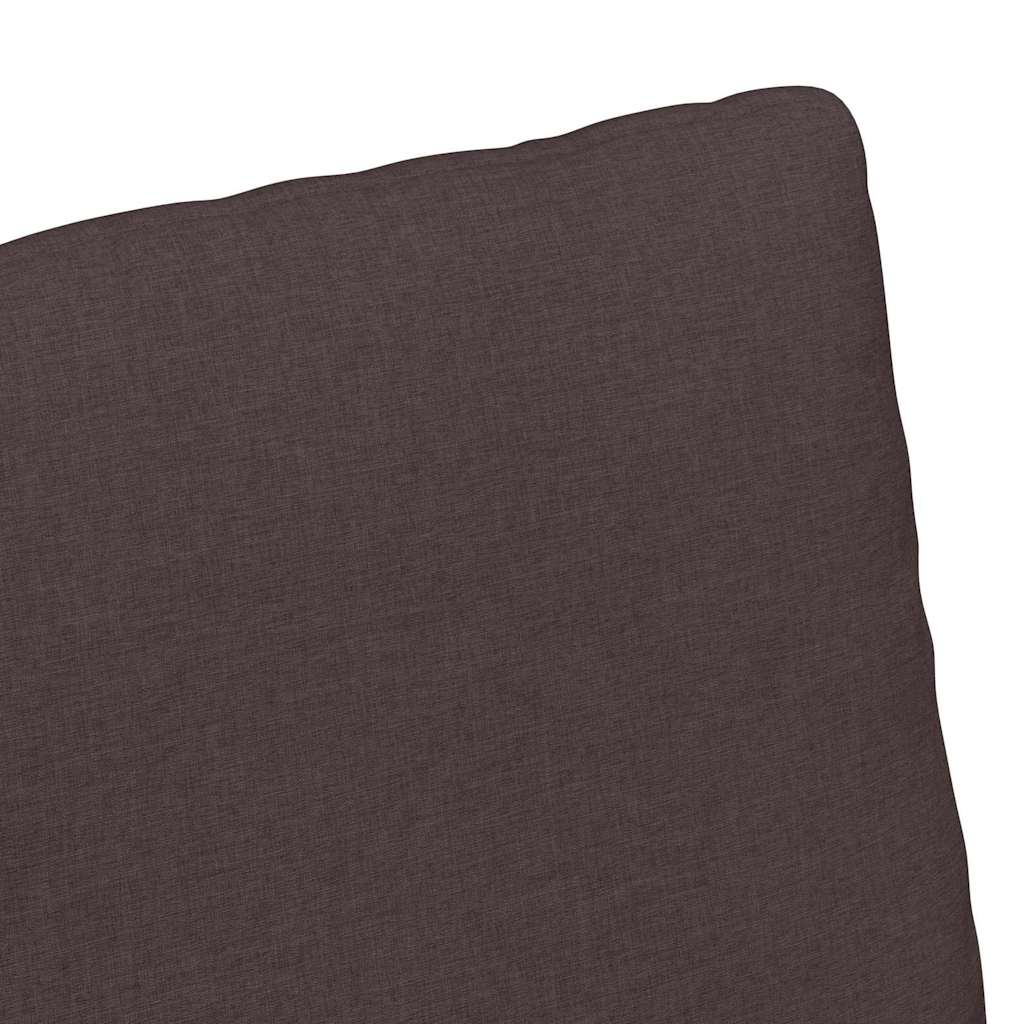 vidaXL Esszimmerstühle 2 pcs Dunkelbraun 57 x 67 x 98 cm Stoff