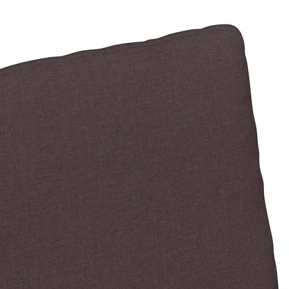 vidaXL Esszimmerstühle 2 pcs Dunkelbraun 57 x 67 x 98 cm Stoff