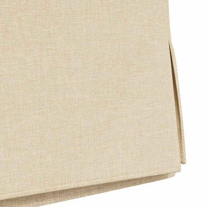 Esszimmerstühle 2 pcs Creme 57 x 67 x 98 cm Stoff