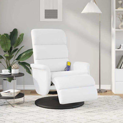 vidaXL Liegestuhl Weiß 98 x 71 x 106 cm PU