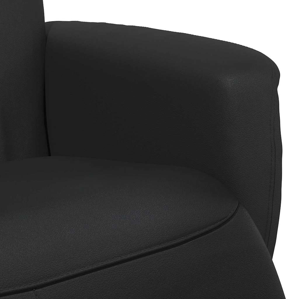 vidaXL Massage Relaxsessel Schwarz Kunstleder