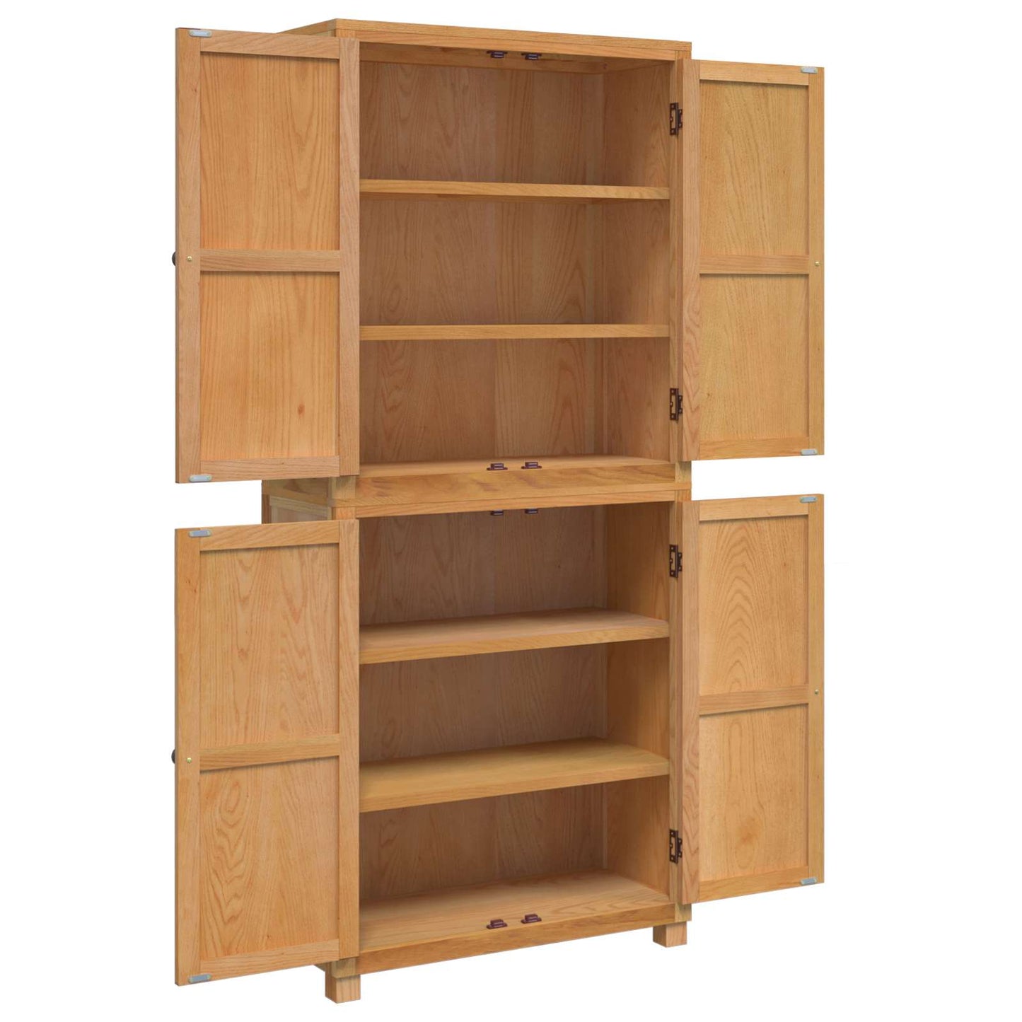 Aufbewahrungsmöbel-Set mit Speicher mit Tür Braun Holzwerkstoff