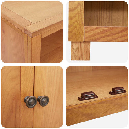 vidaXL Aufbewahrungsmöbel-Set mit Speicher mit Tür Braun Holzwerkstoff