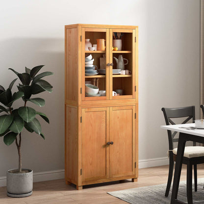 vidaXL Aufbewahrungsmöbel-Set mit Speicher mit Tür Braun Holzwerkstoff
