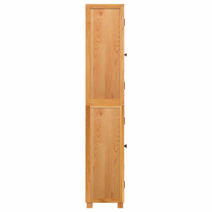 vidaXL Aufbewahrungsmöbel-Set mit Speicher mit Tür Braun Holzwerkstoff