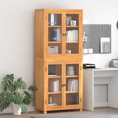 vidaXL Aufbewahrungsmöbel-Set mit Speicher mit Tür Braun Holzwerkstoff