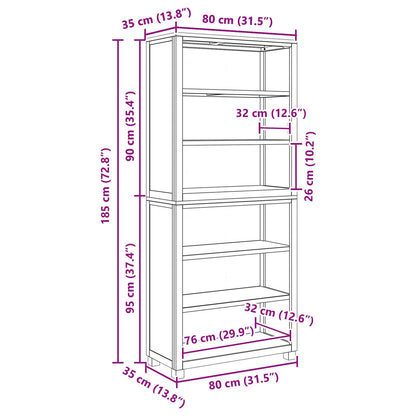 vidaXL Aufbewahrungsmöbel-Set mit Speicher Braun Holzwerkstoff