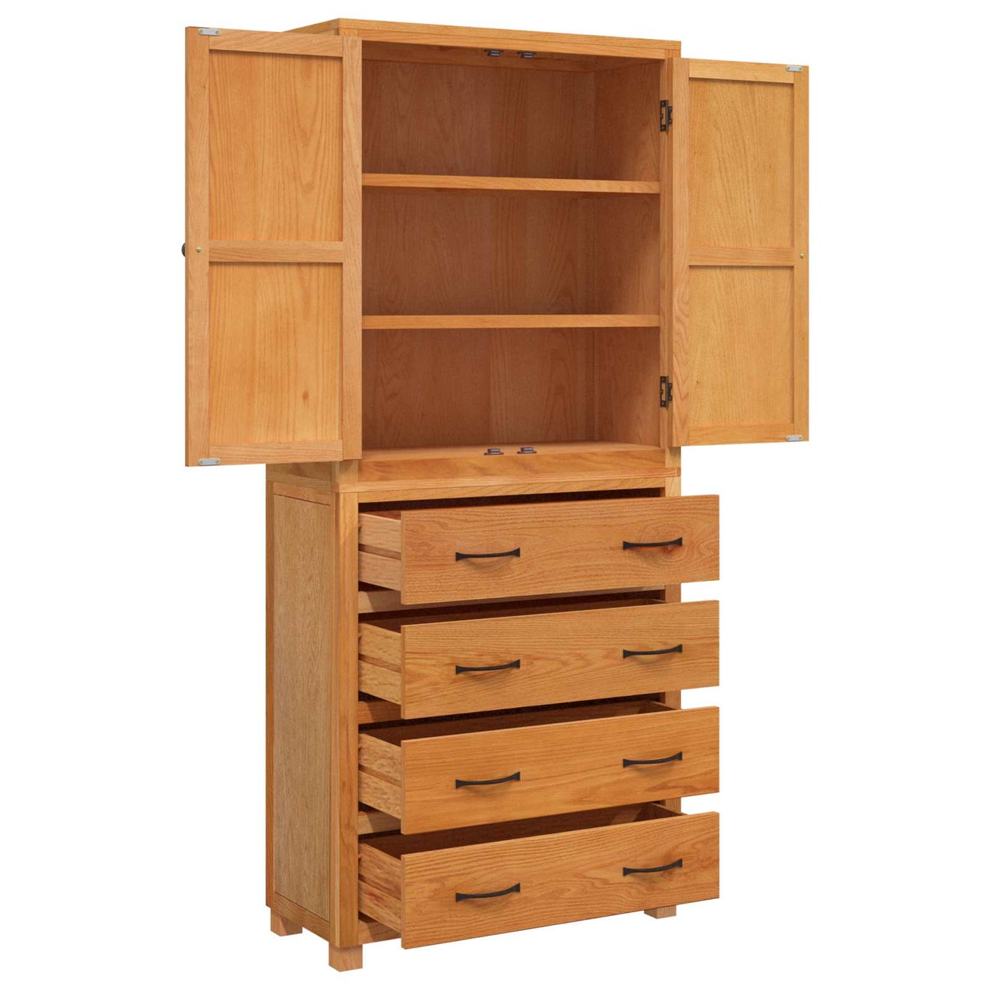vidaXL Ensemble de meubles de rangement avec tiroirs Marron Bois d'ingénierie