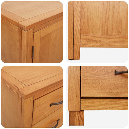 vidaXL Ensemble de meubles de rangement avec tiroirs Marron Bois d'ingénierie
