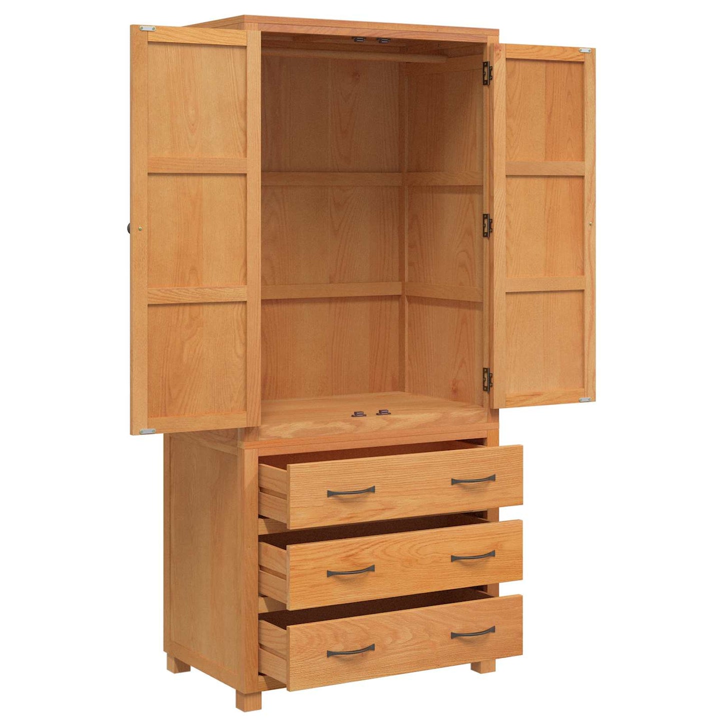 vidaXL Ensemble de meubles de rangement avec tiroirs Marron Bois d'ingénierie