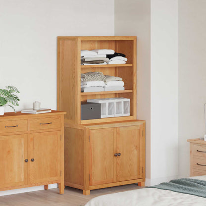 vidaXL Aufbewahrungsmöbel-Set mit Speicher mit Tür Braun Holzwerkstoff