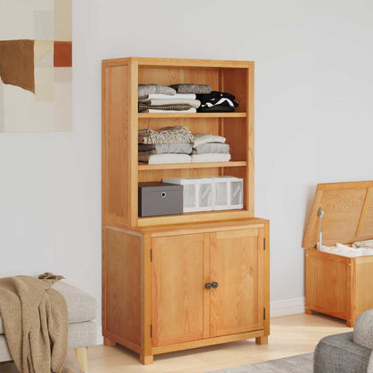 vidaXL Aufbewahrungsmöbel-Set mit Speicher mit Tür Braun Holzwerkstoff