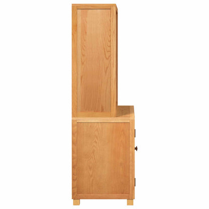 vidaXL Aufbewahrungsmöbel-Set mit Speicher mit Tür Braun Holzwerkstoff