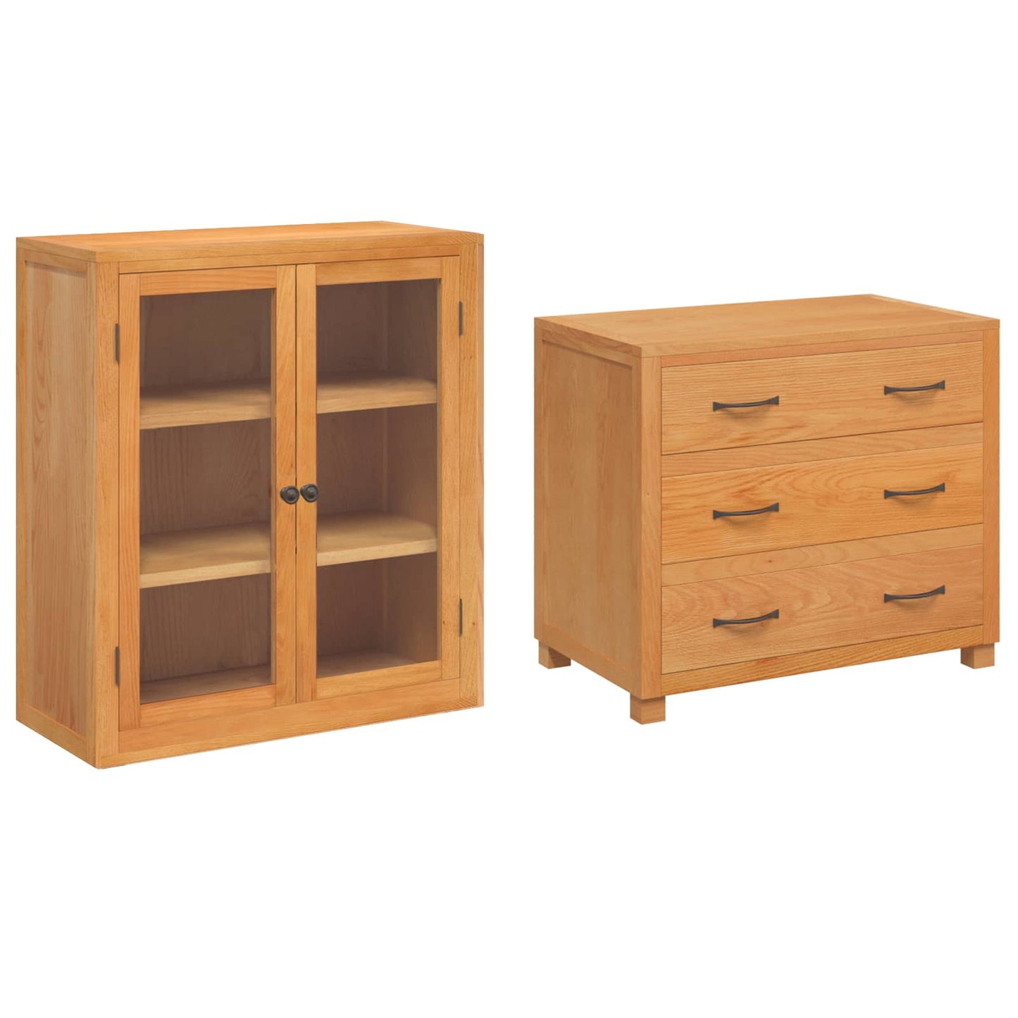 vidaXL Ensemble de meubles de rangement avec tiroirs Marron Bois d'ingénierie