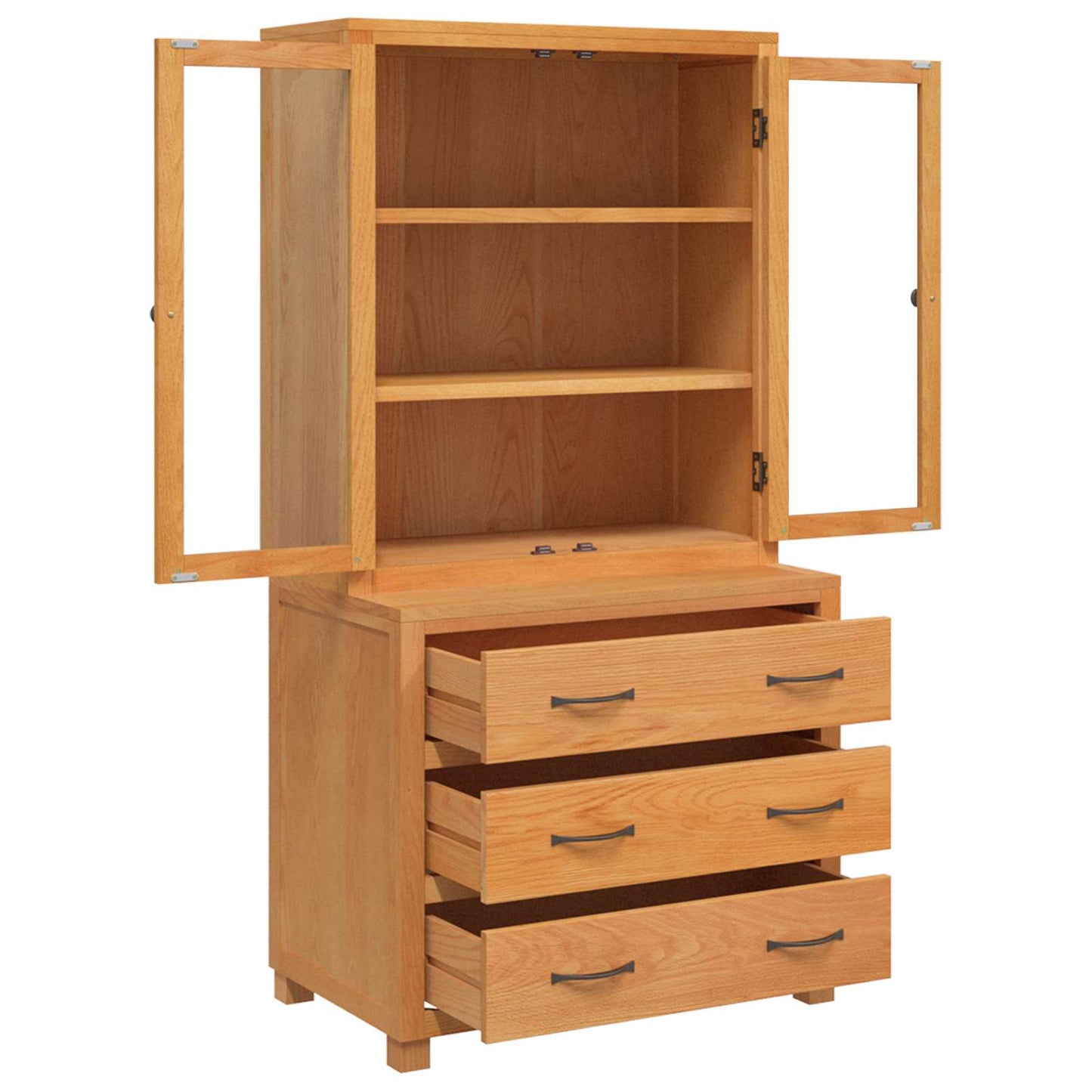 vidaXL Ensemble de meubles de rangement avec tiroirs Marron Bois d'ingénierie