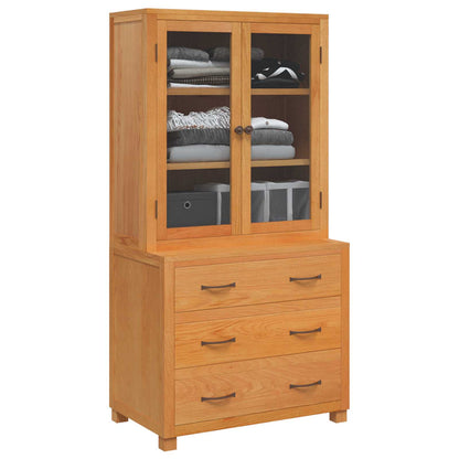 vidaXL Ensemble de meubles de rangement avec tiroirs Marron Bois d'ingénierie