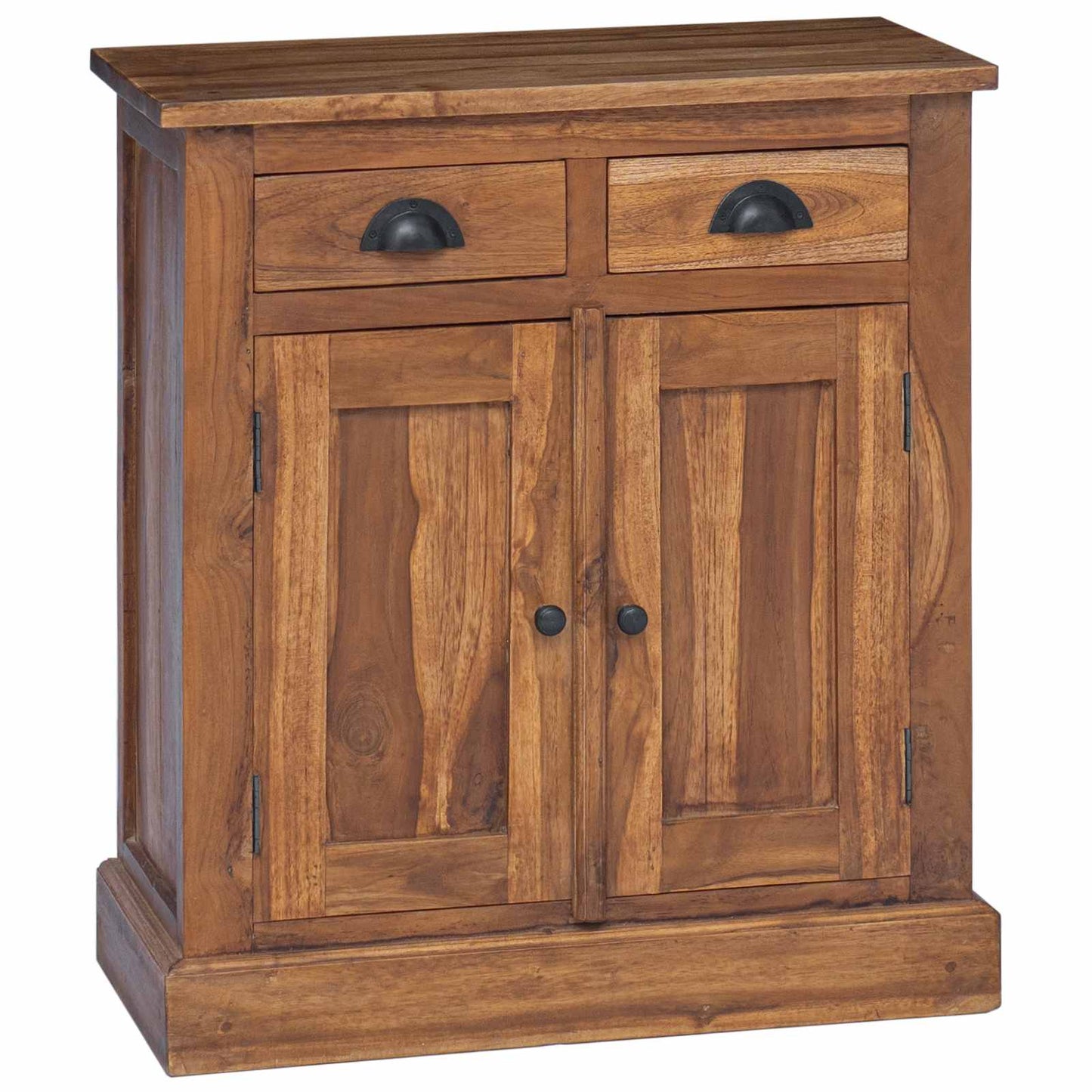 vidaXL Aufbewahrungsschrank Natur 65 x 30 x 75 cm Massivholz Teak