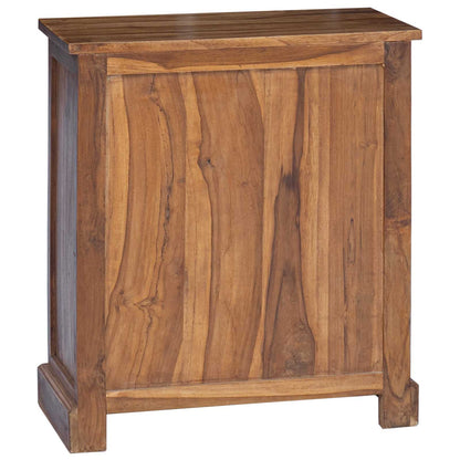 vidaXL Aufbewahrungsschrank Natur 65 x 30 x 75 cm Massivholz Teak