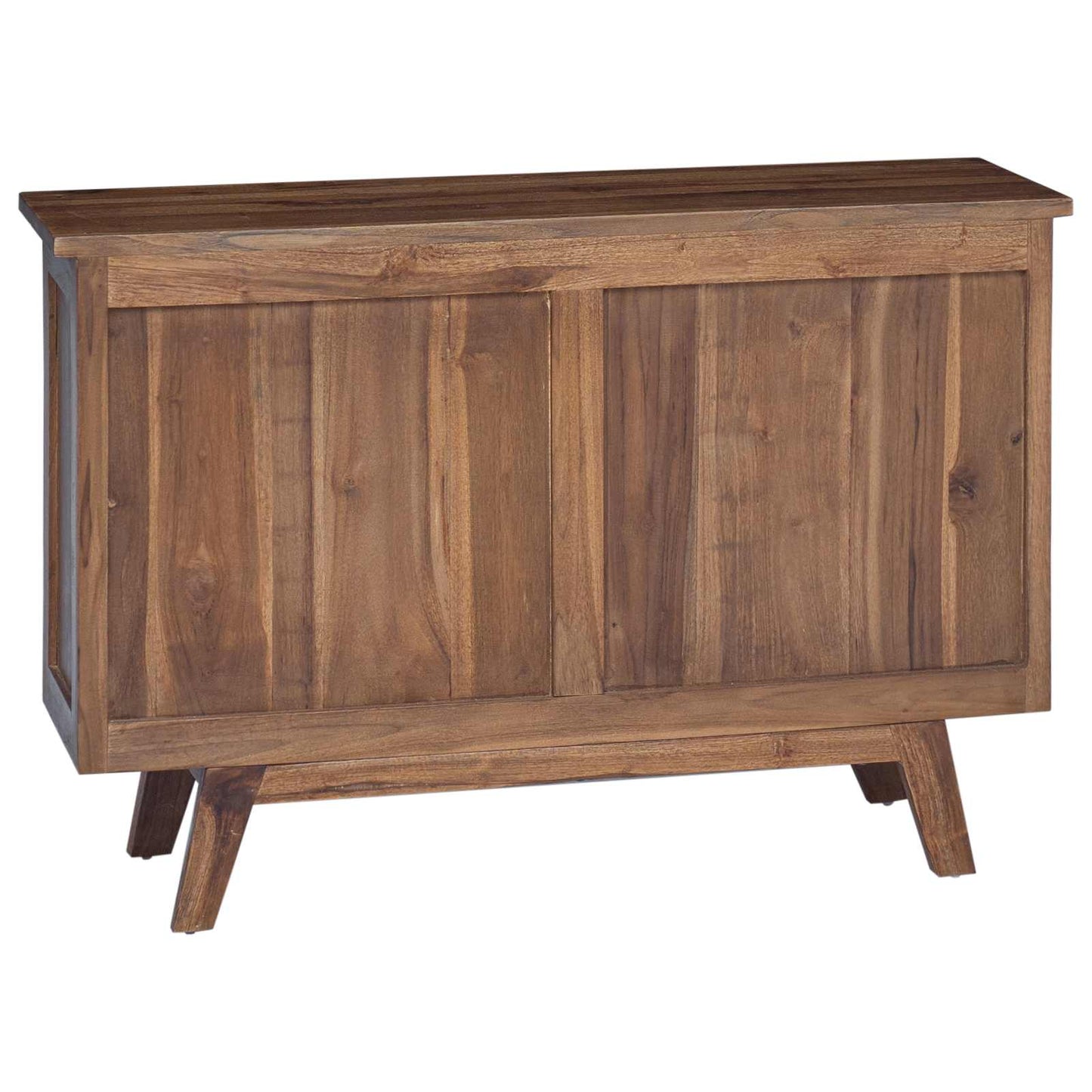 Sideboard mit Schubladen Natur 100 x 30 x 68 cm Massivholz Teak