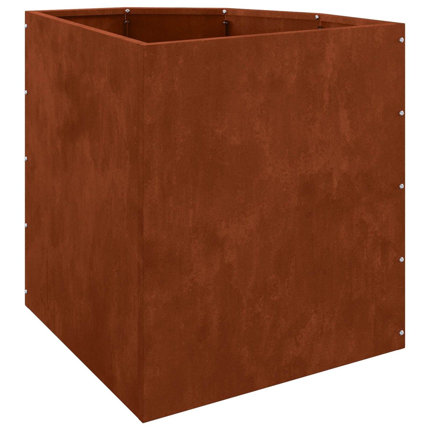 vidaXL Eckpflanzer Rostig 45 x 45 x 50 cm Wetterfeststahl