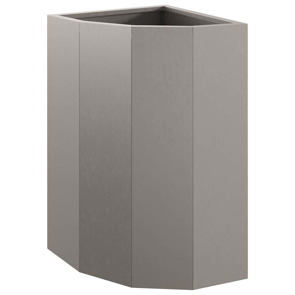 vidaXL Eckpflanzer Rostig 30 x 30 x 50 cm Wetterfeststahl