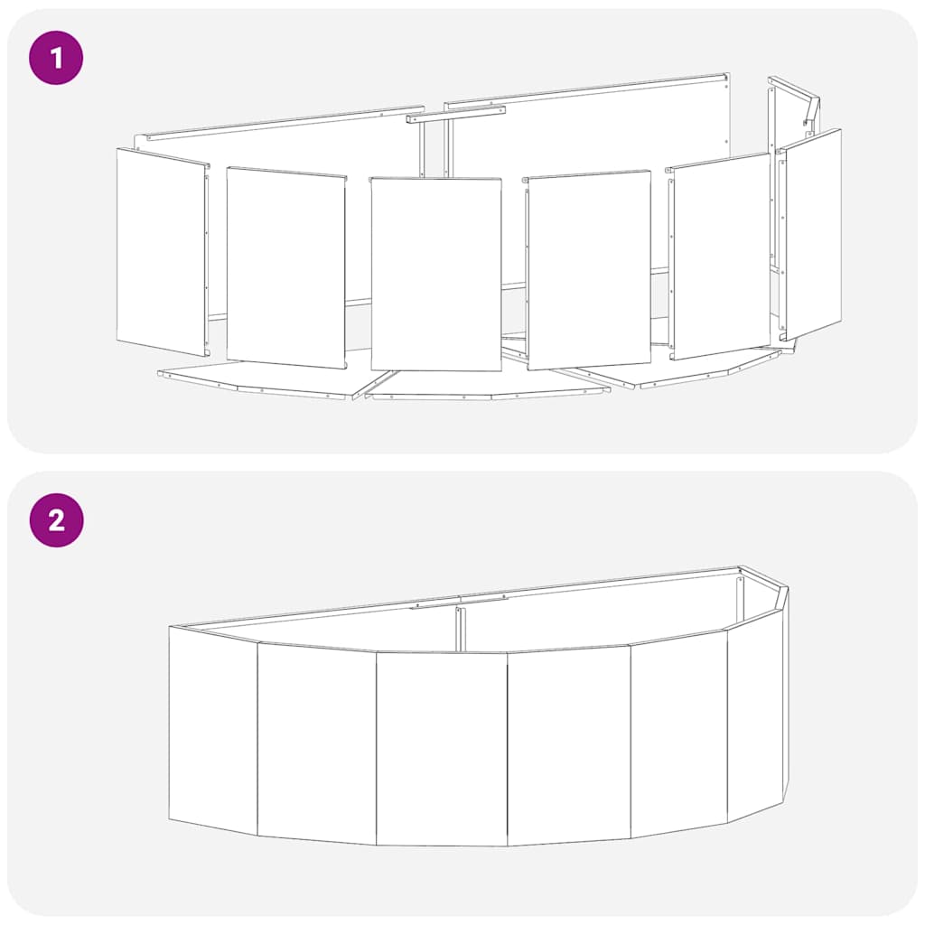 Pflanzkübel Silber 120 x 60 x 35 cm Edelstahl