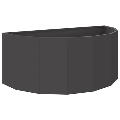 vidaXL Pflanzkübel Schwarz 90 x 45 x 35 cm Stahl