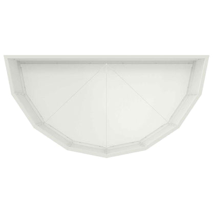 vidaXL Pflanzkübel Weiß 90 x 45 x 35 cm Stahl