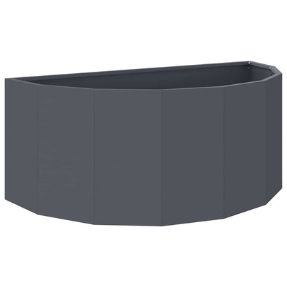 vidaXL Pflanzkübel Anthrazit 90 x 45 x 35 cm Stahl