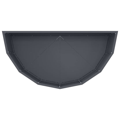 vidaXL Pflanzkübel Anthrazit 90 x 45 x 35 cm Stahl