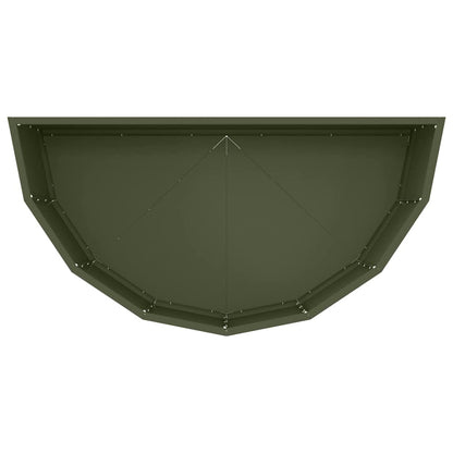 vidaXL Pflanzkübel Olive Grün 90 x 45 x 35 cm Stahl
